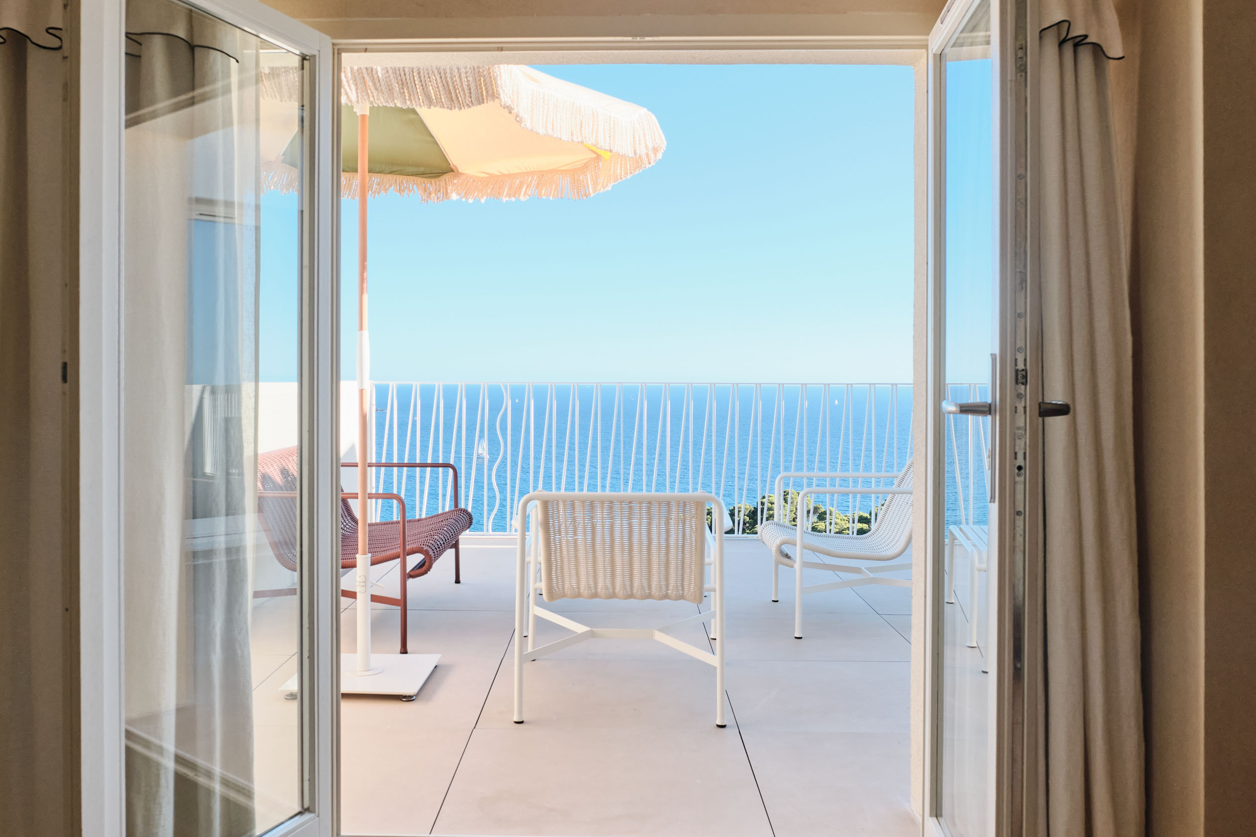 Terrasse suite vue mer Le provençal Hotel Giens 