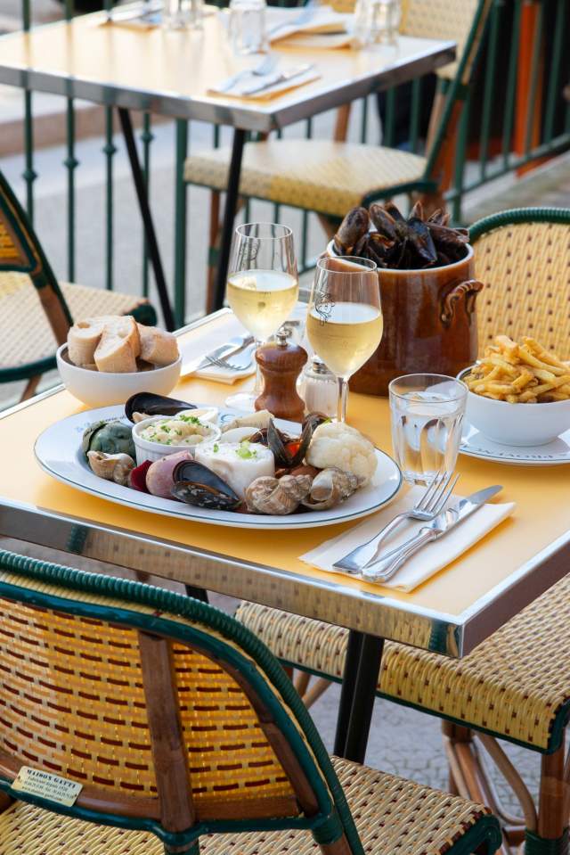 assiette moule frites provençal 