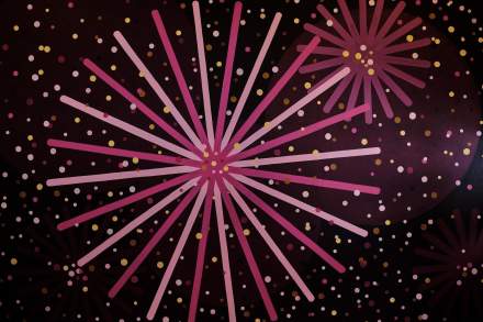 Pocket Bar at the Provençal Hotel, with a ceiling depicting fireworks.